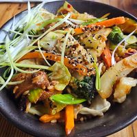 Seiten stir fry at The Cafe in Key West