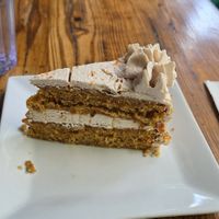 Great Vegan carrot cake at The Cafe in Key West