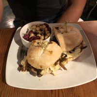 Pepper steak sandwich  at The Cafe in Key West