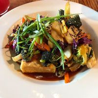 Kung Pao tofu  at The Cafe in Key West