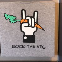 Local art on t-shirts available at The Cafe. at The Cafe in Key West