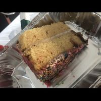 Vegan birthday cake at The Cafe in Key West