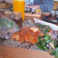 Seaweed burger at Con Alma in Denia