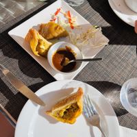 Samosa vegan  at 7 Hills Indian Restaurant in Lagos