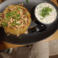 Plov at Carob Hostel in Amman