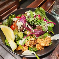 Falafel bowl at Bamboo Buddha in Holgate