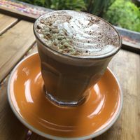 Favourite autumn latte at Bamboo Buddha in Holgate