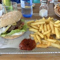 Vegan burger   at Uga - Uga in Fuerteventura