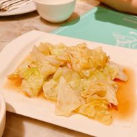Stir fried cabbage  at Petite Audrey in Bangkok