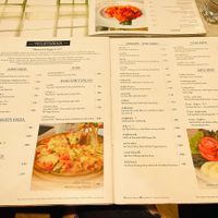 Menu snippet  at Petite Audrey in Bangkok