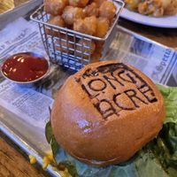 Impossible burgerr  at The Long Acre in New York City