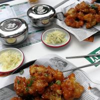 Cauliflower Tofu Combo at Kkokki Vegan House in Hamburg