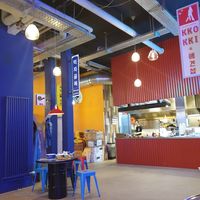 Counter at Kkokki Vegan House in Hamburg