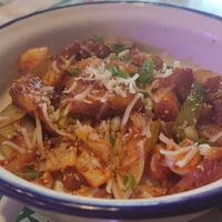 Dakgalbi at Kkokki Vegan House in Hamburg