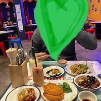 Street food theme  at Kkokki Vegan House in Hamburg