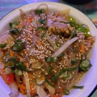 Japchae at Kkokki Vegan House in Hamburg
