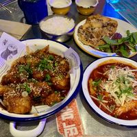 Crispy Cauliflower, Korean Pancakes & Tteokbokki  at Kkokki Vegan House in Hamburg