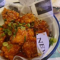 Fried Tofu and Cauliflower at Kkokki Vegan House in Hamburg