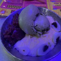 Traditional desert   at Kkokki Vegan House in Hamburg