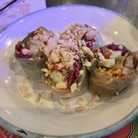 Spring rolls  at Kkokki Vegan House in Hamburg