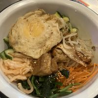 Bibimbap with vegan egg  at Kkokki Vegan House in Hamburg