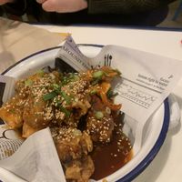 Cauliflower and tofu  at Kkokki Vegan House in Hamburg