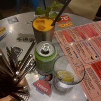 Drinks at Kkokki Vegan House in Hamburg