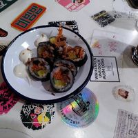 Kimbap at Kkokki Vegan House in Hamburg