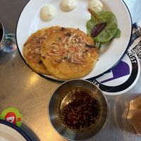 Korean pancakes  at Kkokki Loves Vegan in Hamburg