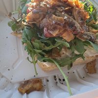 BLT with coconut bacon  at Easy Luck in Orlando