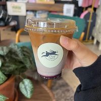 blueberry pancake latte at Easy Luck in Orlando