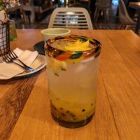 Soda de maracuya at Elemental in Marinilla