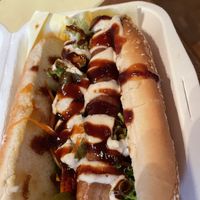 Amala super hot dog  at Vegan Brands - Pop-up in Riga