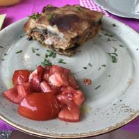 The Vegan Moussaka  at The Old Village in Kefalonia