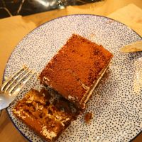 Pastel vegano at Organic Ume in Barcelona