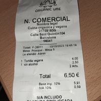  at Organic Ume in Barcelona