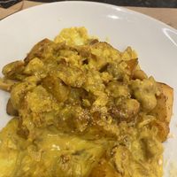 Taitan de pollo vegetal  at Organic Ume in Barcelona