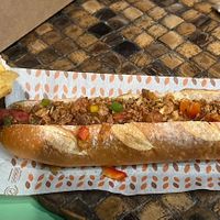 cachorro-quente e batata  at Grand Baguet in Porto Seguro