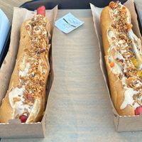 2/10 - huge disappointment! Bread was not proper 'baguette' style like the pictures (it was like an old heated 'pao frances'). Vegan sausage had a really weird texture.   at Grand Baguet in Porto Seguro