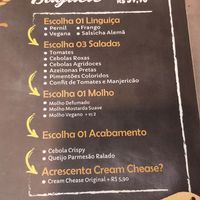 Options to create your own at Grand Baguet in Porto Seguro
