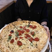 Neapolitan Capodimente sub vegan cheese (v good)  at Tony's Pizza Napoletana in San Francisco