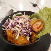 BB1 rice bowl with very delicious soy protein at Plant Based in 