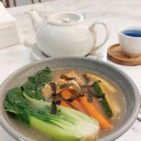 Vegan pho soup at Plant Based in 