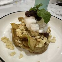 Apple crumble  at Plant Based in 