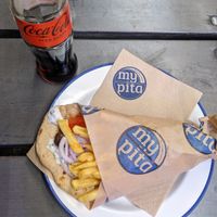 vegan pita at MyPita in Frankfurt