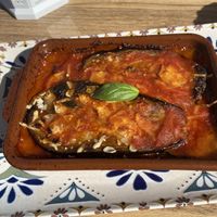 Aubergine parmigiana   at Humus Vegan Tenerife in Tenerife