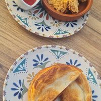 Starters at Humus Vegan Tenerife in Tenerife