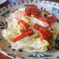 Carbonara. Verry good at Humus Vegan Tenerife in Tenerife