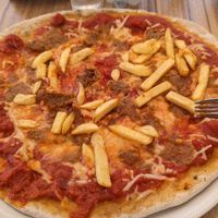 Leider zu gut gemeint mit dem Belag. Wird dadurch matschig. at Humus Vegan Tenerife in Tenerife