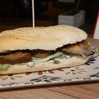 Seitan Baguette at Humus Vegan Tenerife in Tenerife